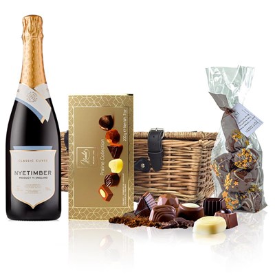 Nyetimber Classic Cuvee 75cl And Chocolates Hamper